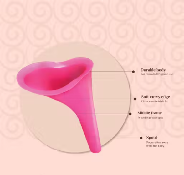Stand And Pee Reusable Portable Urinal Funnel For Women