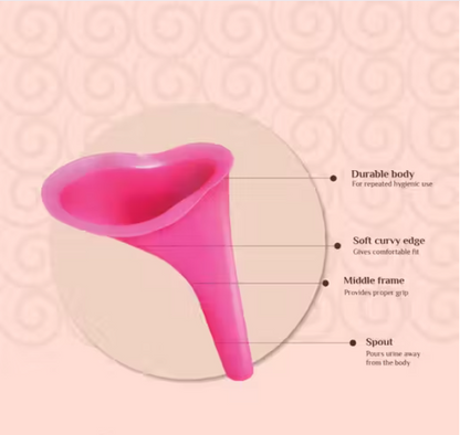Stand And Pee Reusable Portable Urinal Funnel For Women
