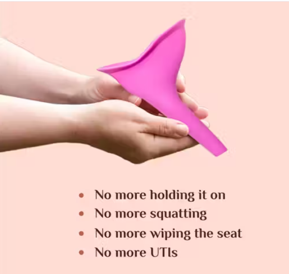 Stand And Pee Reusable Portable Urinal Funnel For Women