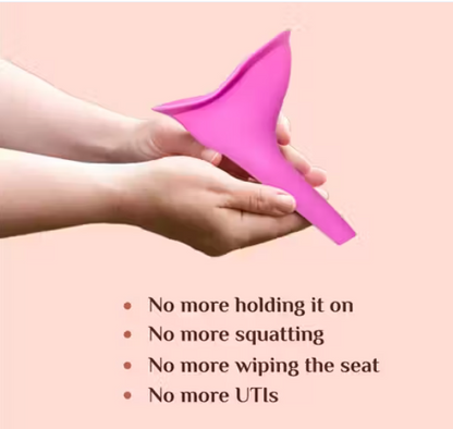 Stand And Pee Reusable Portable Urinal Funnel For Women