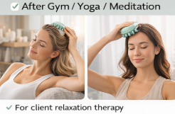 Silicone Head Massager – Unisex Head Massage Tool for Home or Office Use