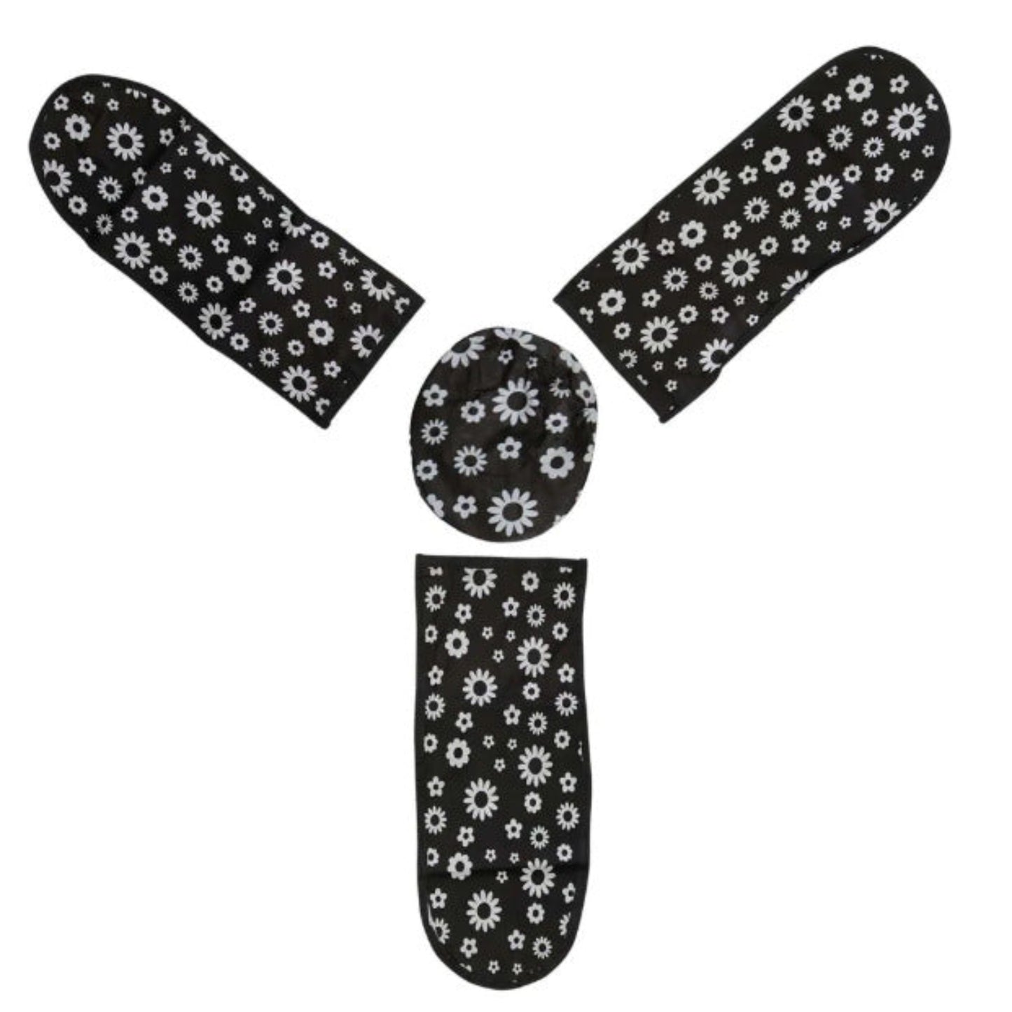 4 in 1 Ceiling Fan Dust Proof Cover Set protecting fan blades