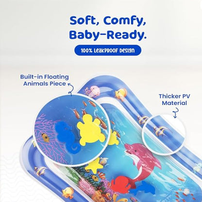 Durable material of inflatable baby water play mat