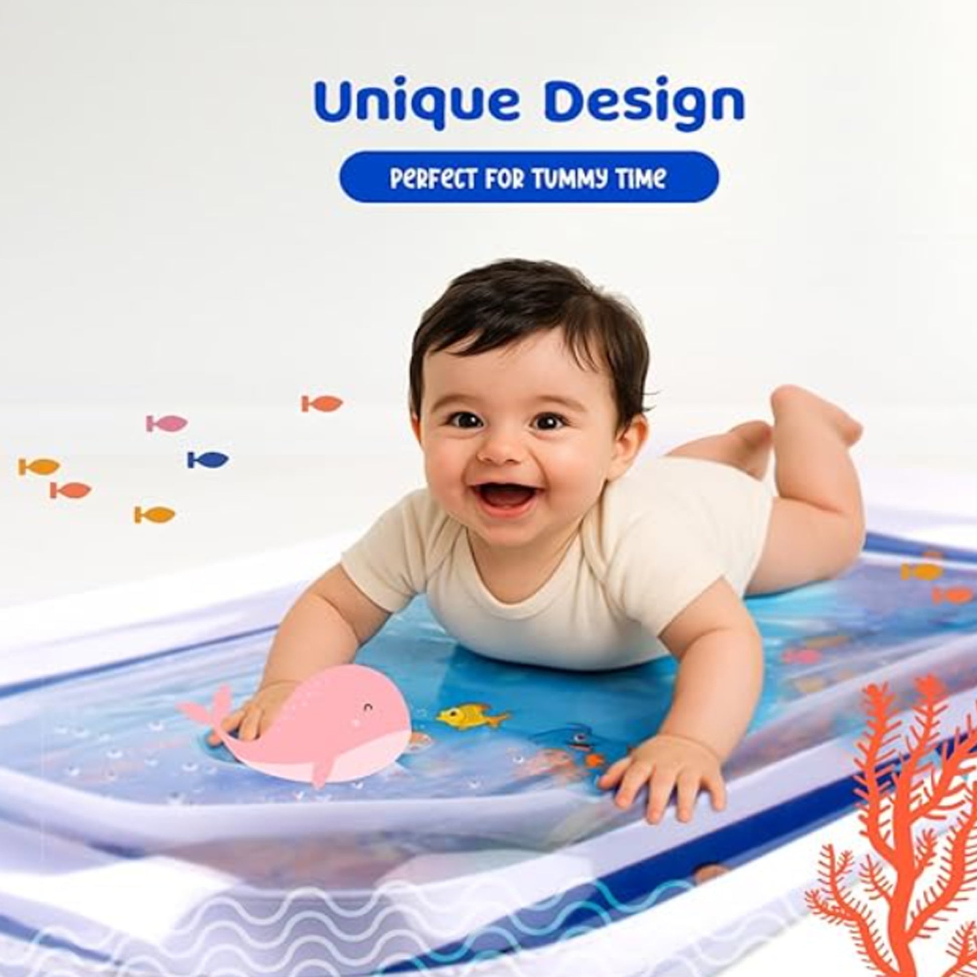 Baby Water Play Mat inflatable tummy time activity mat unique design